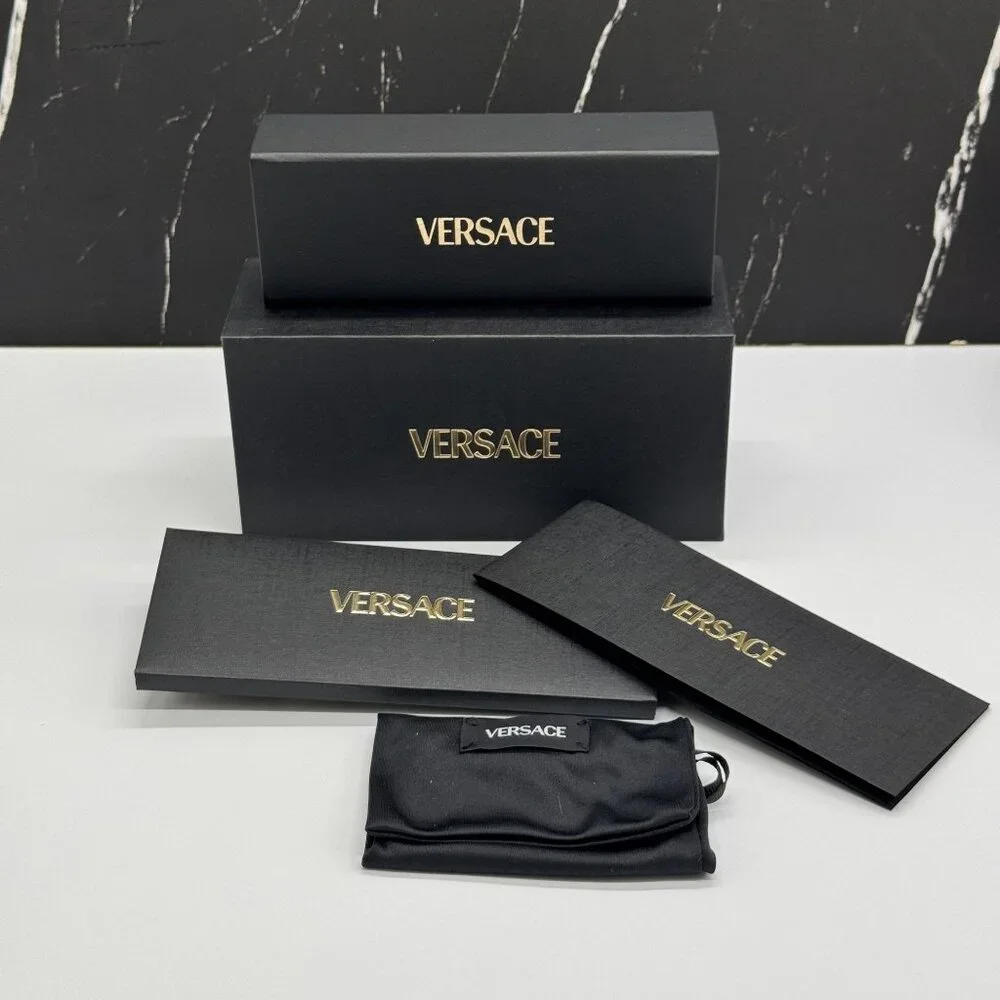 NEW VERSACE VE2284 1002/6G SUNGLASSES GOLD UNISEX VERSACE VE2284 10026G